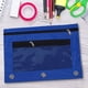 thumbnail image 3 of Xihbxyly Estuche para Lápices con Cremallera de 3 Anillas, Ventana Transparente, Diseño de Doble Compartimento, Práctico para La Oficina o La Escuela, Organizador de Cosméticos Portátil, Tamaño 25 X, 3 of 6