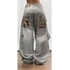 thumbnail image 1 of Pantalones vaqueros holgados Retro de Hip-hop americano para mujer, pantalones de pierna ancha de cintura alta Y2K Harajuku, pantalones góticos de calle para hombre, nuevo, 2024, 1 of 5