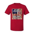 thumbnail image 3 of By His Blood We Are Healed Inspirational/Christian Men's Graphic T-Shirt, Red, 4X-Large, 3 of 5