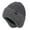 Charcoal Gray, variant on Winter Fleece Line Beanie Hats with Earflap for Men Women, Outdoor Warm Thermal Knitted Stocking Caps(Black)