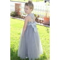 thumbnail image 5 of Ekidsbridal Crossed Straps A-Line Flower Girl Dresses Princess Gown Junior Bridesmaid 177 12, 5 of 7