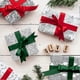 thumbnail image 4 of 2 Rolls Red Dark Green Christmas Satin Ribbon, 4 of 5