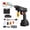 un Noir, variante sur Nettoyeur à Pression Portable Sans Fil 21 V, Nettoyeur Électrique pour Voiture, Jardin, Patio, Buse Réglable, Boyau d'Auto-amorçage, Outil de Nettoyage Léger pour l'Extérieur.