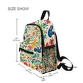 thumbnail image 3 of FORMRS Kids School Backpack with Front Zippered Pocket 12" Student Travel Daypack, Cartoon Animals, 3 of 6