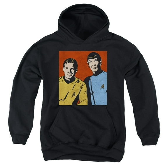 Star Trek Men's  Friends Hooded Sweatshirt Black