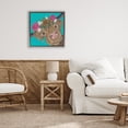 thumbnail image 2 of Stupell Industries Joyful Cattle with Flower Crown Gray Framed Floater Canvas Wall Art design by Ashley Justice, 18 x 18, 2 of 9