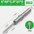 thumbnail image 1 of MYG 60-200mm PH0 PH1 PH2 802 Electric Cross Screwdriver Bit Magnetic ImpactDriver, 1 of 7