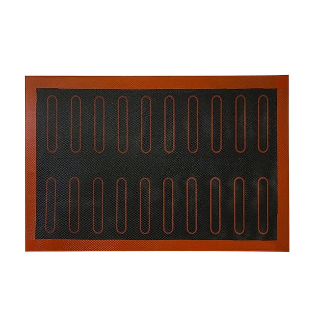 Galletas Aún no palanca para hornear Matear Alta temperatura Resistente al horno Hoja de silicona Panadería Panadería Hornear Cocina Gadget Hornear Suministros 58x38cm, tipo 2 Guardurnaity HA009631-08