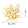 thumbnail image 3 of Artificial Corals for Aquarium Decoration, Lifelike Plastic Reef Ornaments for Freshwater and Saltwater Aquascaping, Small Fish Shrimp Turtle Hideout Cave for Setup, 4.72" x 5.91", KTFgvq, 3 of 6