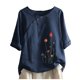 thumbnail image 1 of Gibobby Playeras Deportivas Mujeres Rubia TopsO Cuello PartyStylish T Camisa（Azul marino， L), 1 of 4