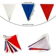 thumbnail image 3 of Pennant Banner String Flags Bunting Flags For Holiday Decoration, 25 Flags 33 Ft Long And 50 Flags 59 Ft Long, Durable Material With Even Color Distribution And Tear, 3 of 7