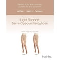 thumbnail image 2 of MeMoi Light Support Semi-Opaque Pantyhose - Womens - Female (Large, Honey), 2 of 7