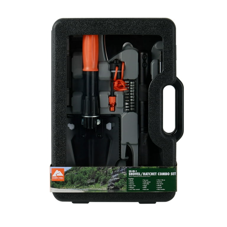Free Shipping! Ozark Trail 15.35 inch 30-in-1 Survival Kit Folding