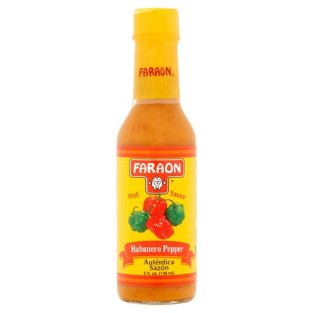 Green Habanero Sauce - (2 Pack) Faraon Habanero Pepper Hot Sauce 5 fl. oz.