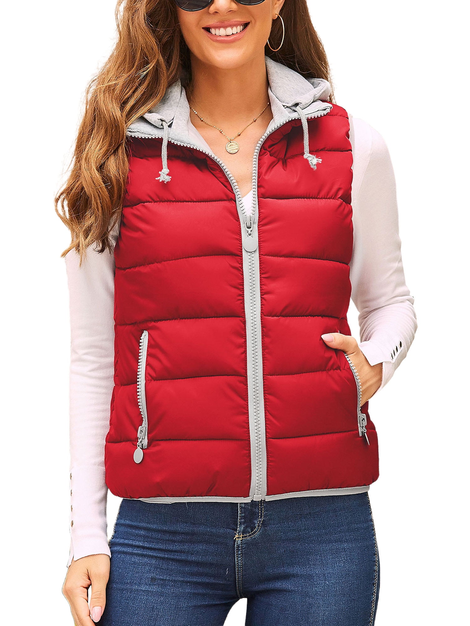 Lumento Women Quilted Puffer Vest 