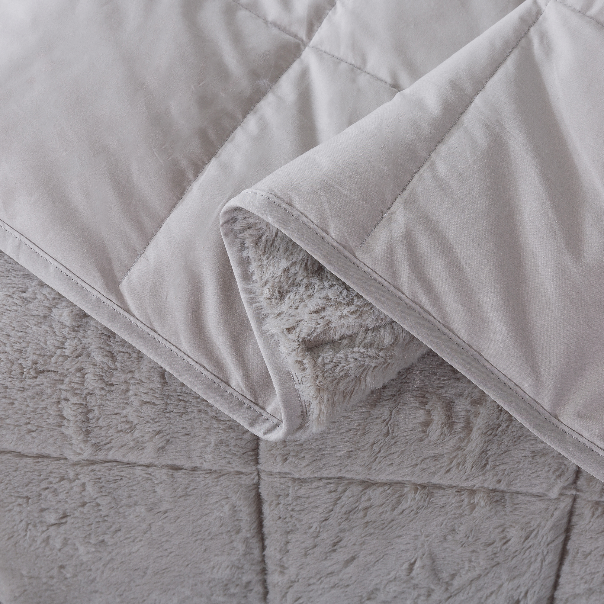 Cozy Down Blanket - Reversible&nbsp;- Glacier Grey - King