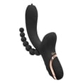 thumbnail image 1 of Bodywand G-Play Triple Stim Rechargeable Silicone Rabbit Vibrator, Black, 1 of 4