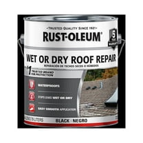 2 Pack, Black, Rust-Oleum Roofing Wet Or Dry Roof Repair - 301899, Gallon