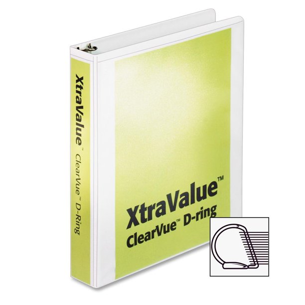 Cardinal XtraValue ClearVue DRing Presentation Binder2PK