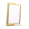 thumbnail image 2 of MAGIDEAL Poster Board Stand Table Standing Sign Holder for Store Tag Home Living Room Gold, 2 of 8