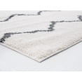 thumbnail image 4 of United Weavers Celestial Poyel Contemporary Stripe Round Area Rug, White, 7'10" x 7'10", 4 of 6