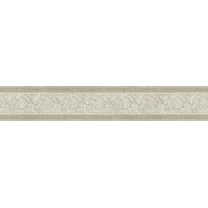 Chesapeake Carved Floral Taupe Trim Wall Border