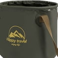 thumbnail image 2 of Lavabo portátil para acampar con cubo plegable de 10/20 l que ahorra espacio (20 l verde), 2 of 6