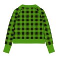 thumbnail image 4 of Nskgu Girls Half Zipper Sweatshirts Cute Trendy Fall Pullover Crop Tops for Teen Girls Plaid Long Sleeve Sweater Clothes Thumb Hole Preppy Clothes, 4 of 4