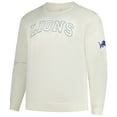 thumbnail image 2 of Men's Profile Cream Detroit Lions Big & Tall Fleece Sweatshirt, 2 of 4