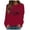 Wine, variant on WEAIXIMIUNG Womens Zip Up Sweatshirt Jacket Women's Letter Print Hoodies Long Sleeved Hoodie with Pockets