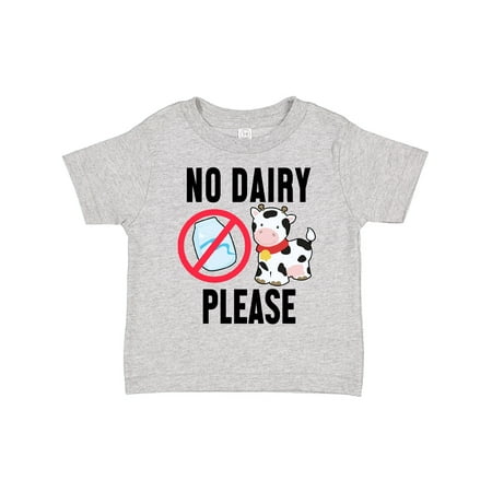 

Inktastic No Dairy Please with Cow and Milk Gift Toddler Boy or Toddler Girl T-Shirt