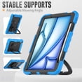 thumbnail image 5 of Dteck Kids Full Body Protection Case for iPad Air 11 inch 2025/2024,Heavy Duty Silicone Case 360 Degree Rotating Handle Stand Cover with Screen Protector for iPad Air 11-in. M3/M2,Lightblue, 5 of 7