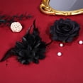 thumbnail image 4 of 4 pinzas florales para el pelo de novia, pasadores de flores, accesorios para el cabello de boda para mujer, 4 of 5