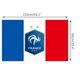 thumbnail image 6 of Wovilon France Flag 60*90Cm Cheering Flags Holding Flag Of Sports Clubs Fans Festival Activities Cheering Flag, 6 of 6