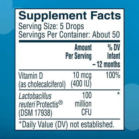 Gerber Good Start Soothe Baby Probiotic Drops with Vitamin D, 0.34 fl oz Bottle