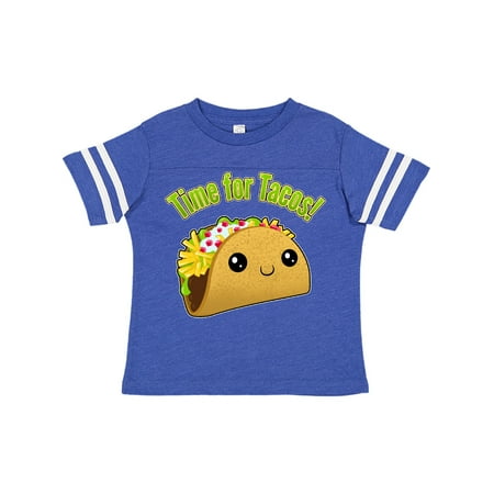 

Inktastic Time for Tacos- cute taco Gift Toddler Boy or Toddler Girl T-Shirt