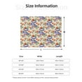 thumbnail image 5 of Uemuo Snake Printed Throw Blanket for Couch, Fluffy Fuzzy Blankets for Bed, Sofa, Cozy Flannel Faux Fur Blanket-60"x50", 5 of 6