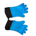 thumbnail image 2 of LYSSA -Silicone Bbq Heat Resistant Gloves Oven Grill Pot Holder Kitchen Cooking Mitts, 2 of 3