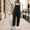 Black, variant on Generic Women Long Casual Loose Bib Pants Overalls Baggy Rompers Jumpsuits with Pockets