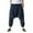 Navy, variant on Men's Casual Summer Yoga Pants Loose Fit Drawstring Waist Comfortable Breathable Lightweight Stretchy with Pockets for Outdoor Sports Mens Beach Pants Trousers Vacation Cargo Pants