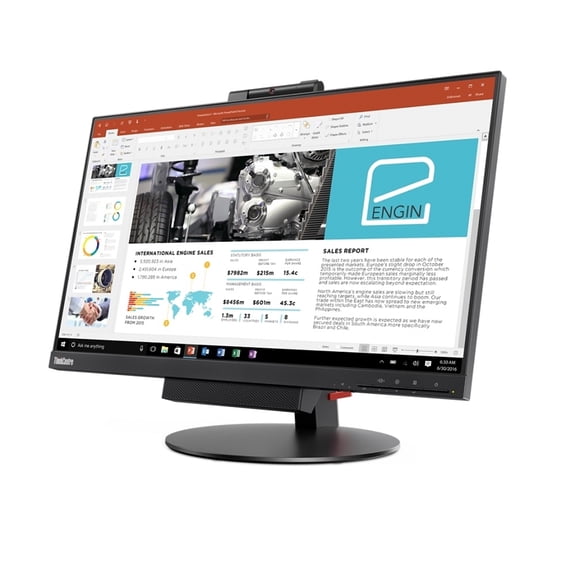 Restored Lenovo ThinkCentre Tiny-in-One Gen3 23.8" 16:9 IPS 1920x1080 Monitor, Black (Refurbished)