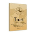 thumbnail image 2 of Scripture Walls Compass Brown Proverbs 3:6 Bible Verse Chapter Canvas Christian Wall Art Ready to Hang Unframed, 2 of 7