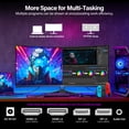 thumbnail image 6 of Gawfolk 34-Inch Curved Ultrawide Gaming Monitor 165Hz 1500R WQHD 3440x1440 FreeSync Adjustable Stand, 6 of 9