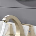 thumbnail image 2 of Widespread Two-Handle Bathroom Faucet with Pop-Up Drain & Brushed Gold Finish,Classic 8/12-Inch Spacing, 2 of 4