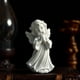 thumbnail image 3 of Figura de ángel de resina retro con hada para decoración de escritorio de Navidad Orando a la izquierda, 3 of 9