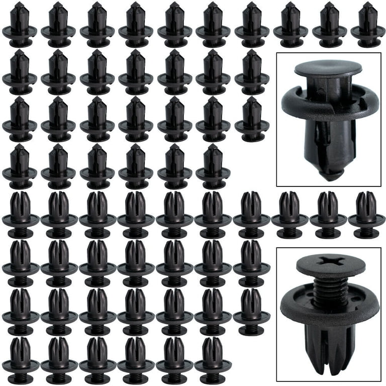 180-Piece Trim Panel Clips For Honda Civic & Accord - Bumper & Fender Push Rivet Fasteners