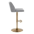thumbnail image 5 of Toriano Adjustable Bar Stool, Gold Bar Stools, Bar Chairs, Swivel Bar Stools, Bar Stools Set of 2, 5 of 6