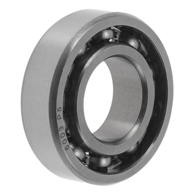 Unique Bargains 6003 Roulements à Billes Rainures Profondes 17x35x10mm P5 Roulements Lubrifiés Type Ouvert 1 Pce Roue de Scooter de Voiture Planche à Roulettes Ton Argenté Universel