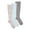 Grey Flower, variant on Women's Wide Width Compression Nylon Knee-High Socks, 3-Pack, Shoe Size 6-10