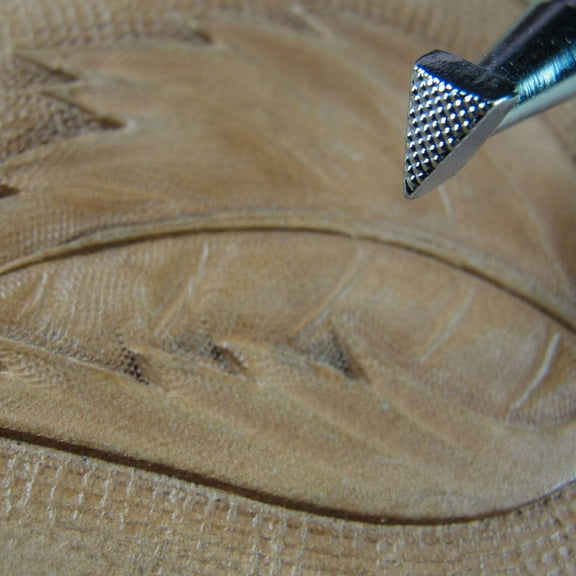 Leather Stamping Tool, Checkered Figure Carving Beveler Stamp, F976, Leather Stamping Tool Stamp, Craft Japan Leathercraft Tool